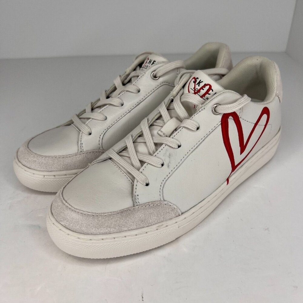 Skechers x James Goldcrown Womens 177983 White Street Ride Size 6.5 Sneakers